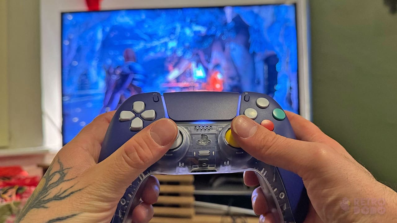 Seb playing the CubeSense controller