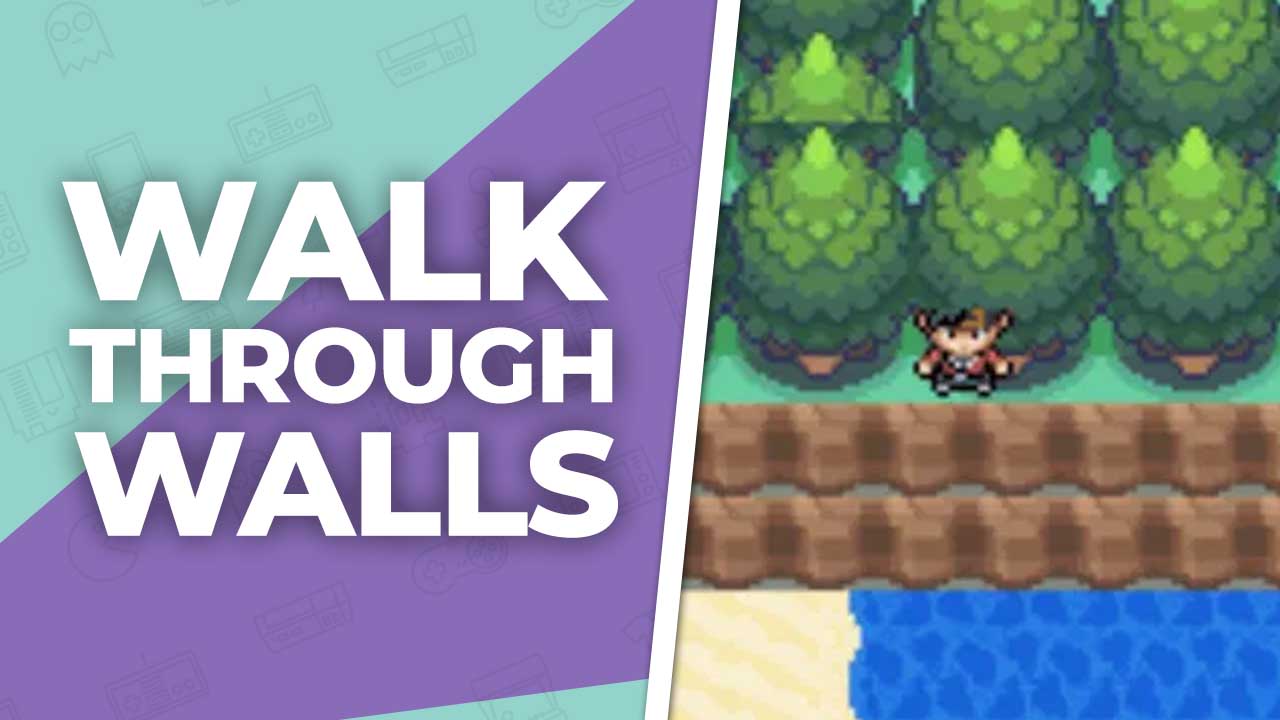 walk through walls - all pokemon light platinum cheats