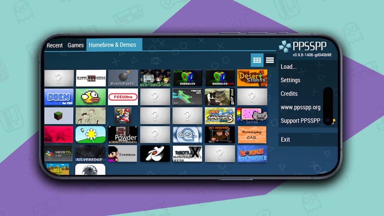 PPSSPP on an iPhone