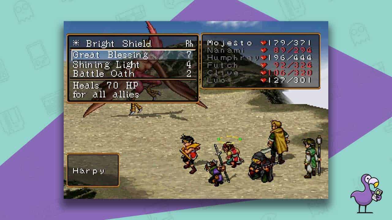 Suikoden 2 gameplay