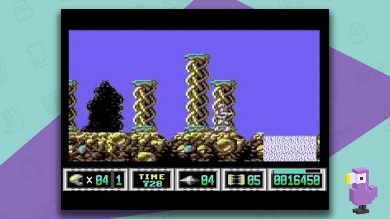Turrican gameplay
