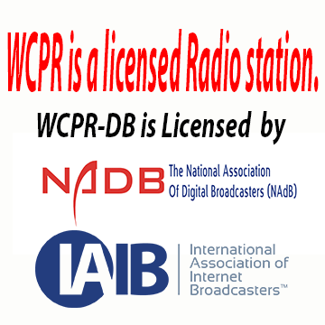 wcpr is licenced in the USA and world wide